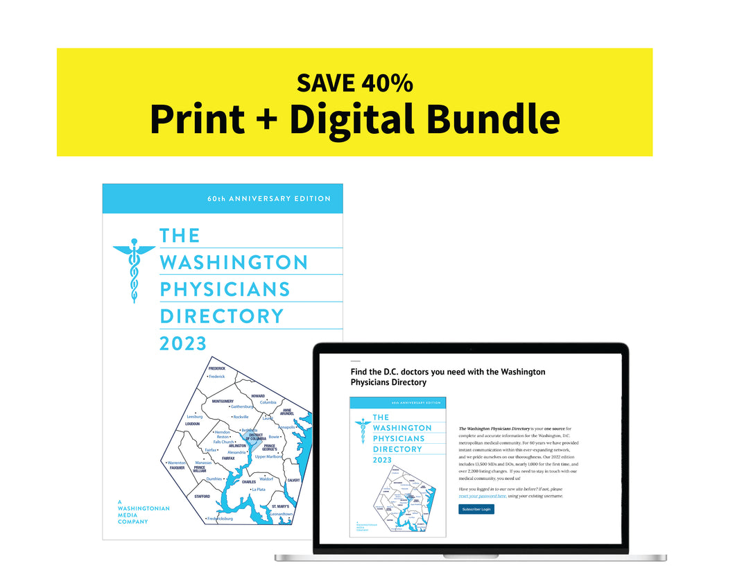 The 2023 Washington Physicians Directory (Print + Digital Bundle)
