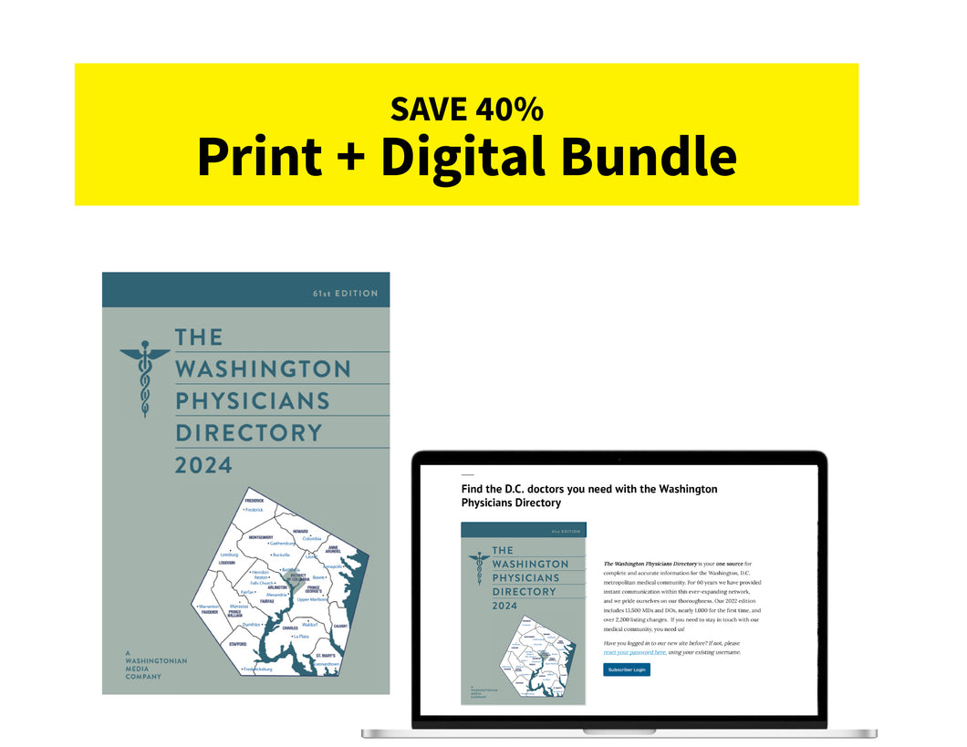 The 2024-2025 Washington Physicians Directory (Print + Digital Bundle)