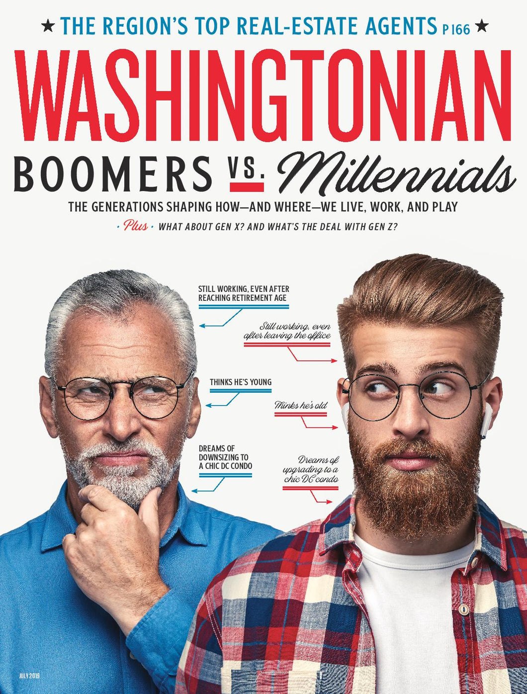 Washingtonian: July 2019 - Boomers vs. Millennials