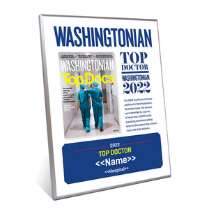 <i>Washingtonian</i> Top Doctor Plaque
