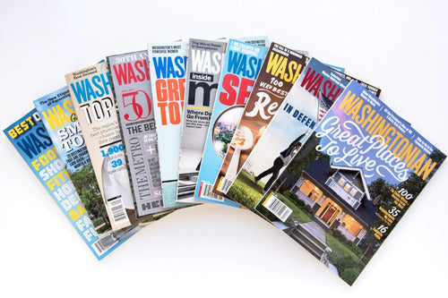 1 Year Subscription to Washingtonian Magazine